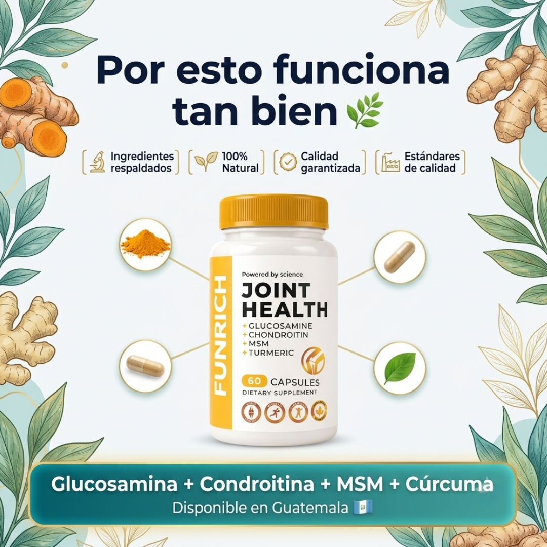 FUNRICH Joint Health™ | Muévete sin Rigidez Cada Día — 60 Cápsulas