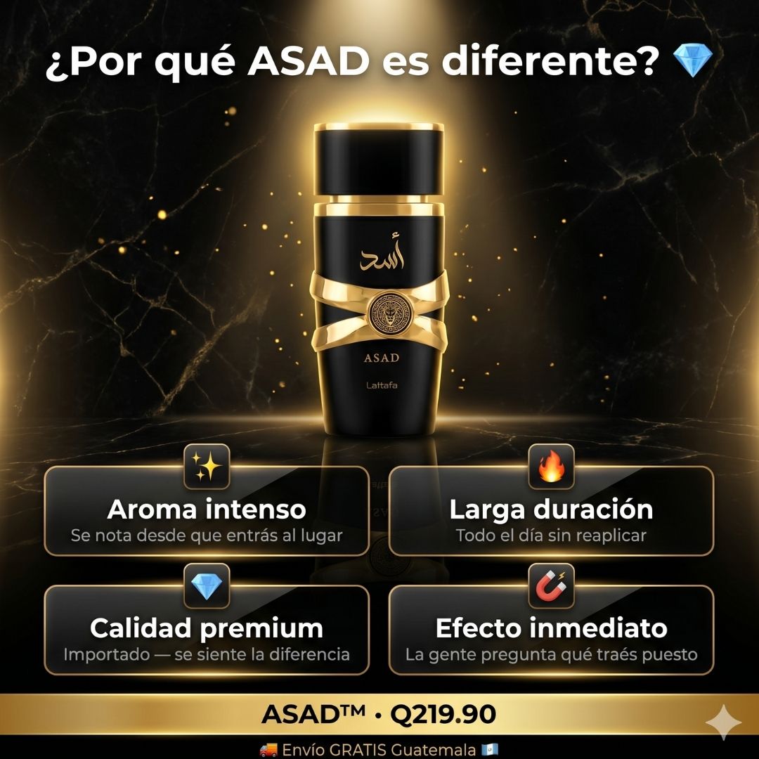 ASAD LATTAFA 100ml™ | Perfume Original Premium — El Aroma que Nadie Ignora