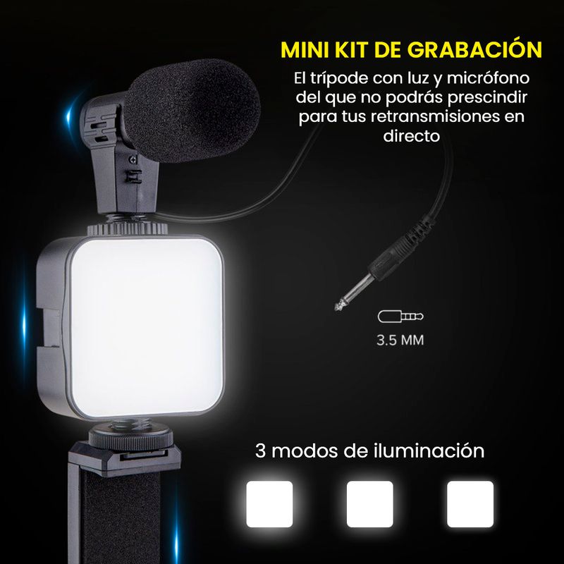 Convierte tu celular en un mini estudio | CREATOR PRO KIT™ 3 EN 1
