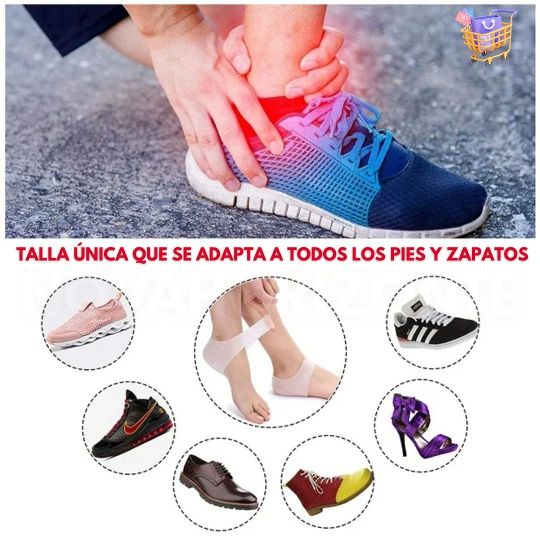 ProtecTalón® | Alivia el dolor, protege tus pies y camina con total comodidad (¡Incluye un par de protectores!) ✨