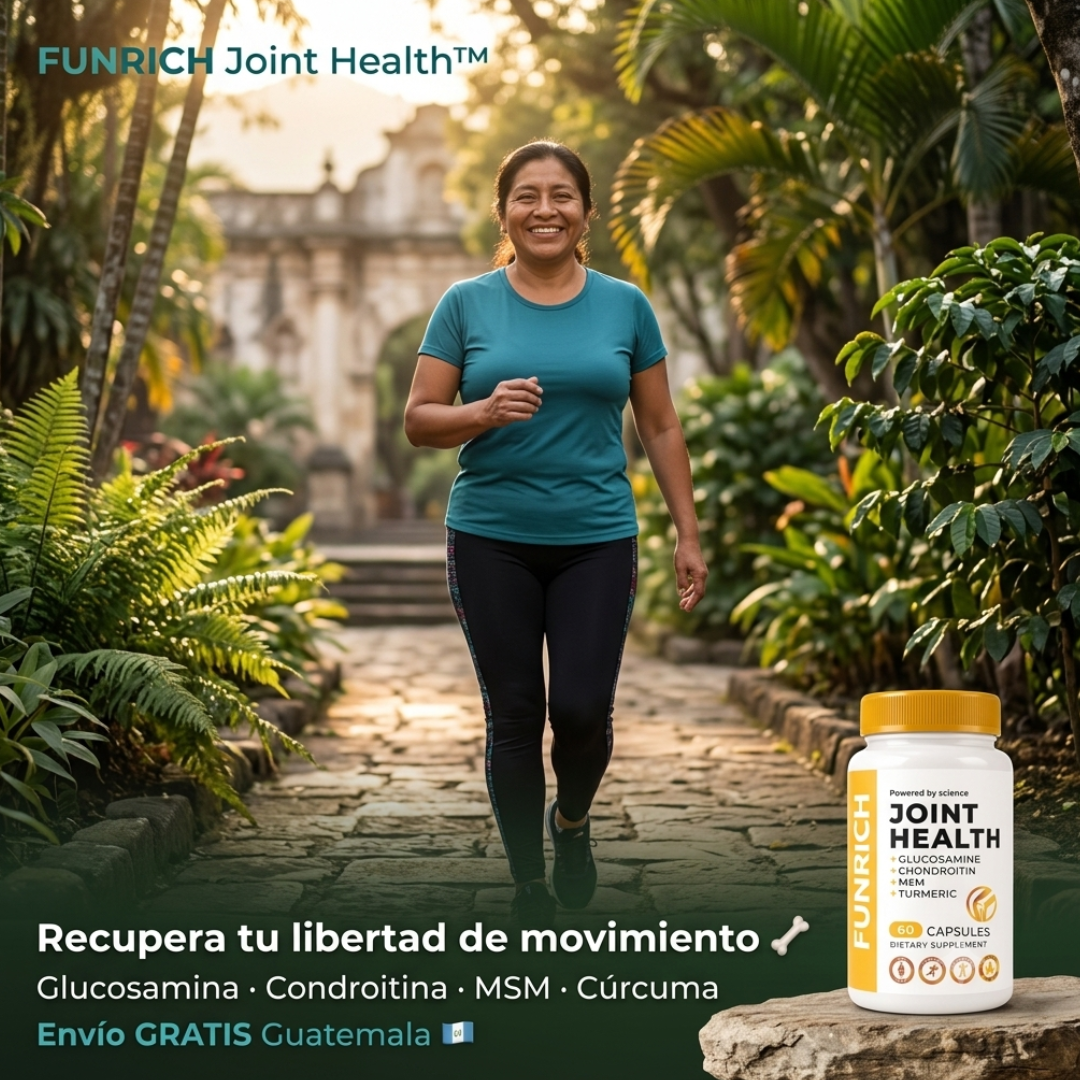 FUNRICH Joint Health™ | Muévete sin Rigidez Cada Día — 60 Cápsulas
