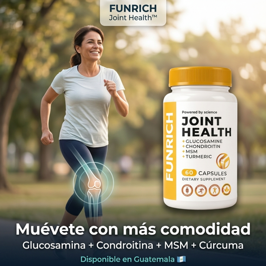 FUNRICH Joint Health™ | Muévete sin Rigidez Cada Día — 60 Cápsulas