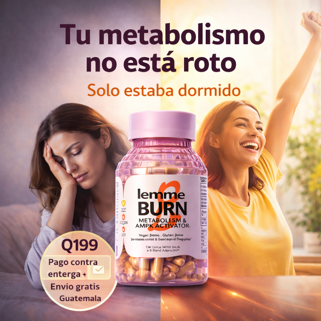 🔥 Lemme Burn® – 60 Cápsulas | Activa tu metabolismo desde adentro con Lemme Burn (PRODUCTO ORIGINAL)