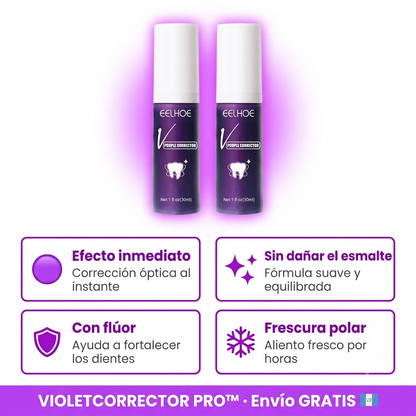 VIOLETCORRECTOR PRO™ | Corrige el amarillo al instante, blanquea con cada cepillada