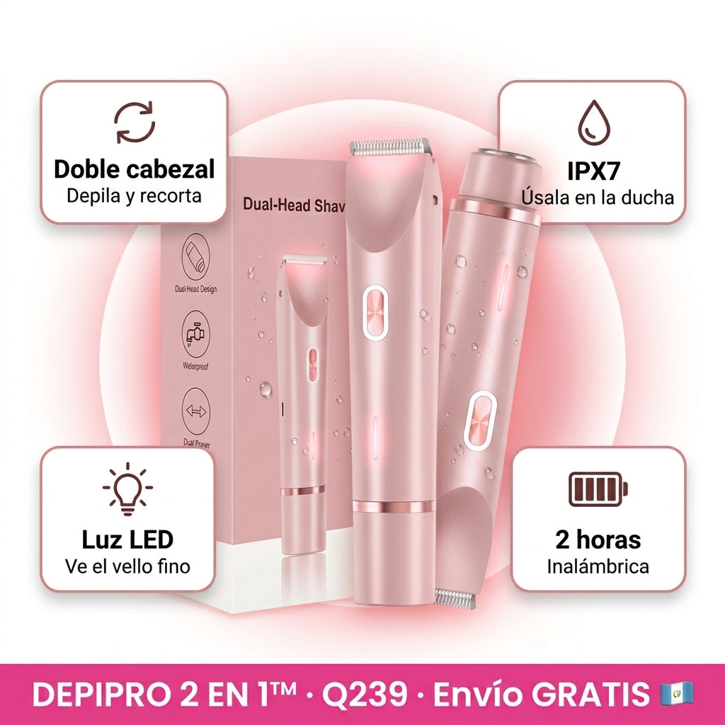 DEPIPRO 2 EN 1™ | Depilación profesional, cómoda y sin irritación