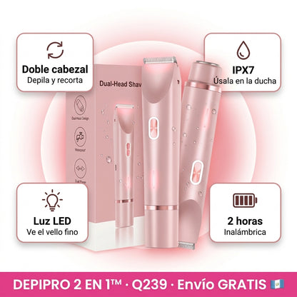 DEPIPRO 2 EN 1™ | Depilación profesional, cómoda y sin irritación