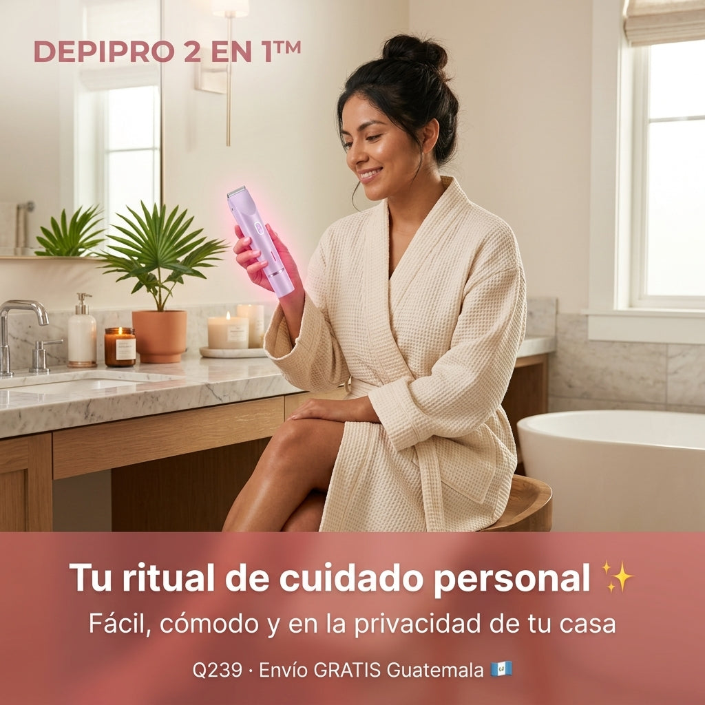 DEPIPRO 2 EN 1™ | Depilación profesional, cómoda y sin irritación
