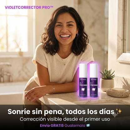 VIOLETCORRECTOR PRO™ | Corrige el amarillo al instante, blanquea con cada cepillada