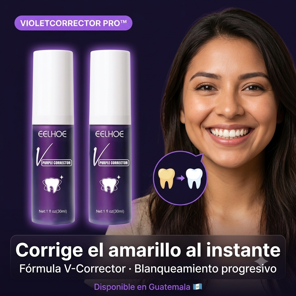 VIOLETCORRECTOR PRO™ | Corrige el amarillo al instante, blanquea con cada cepillada