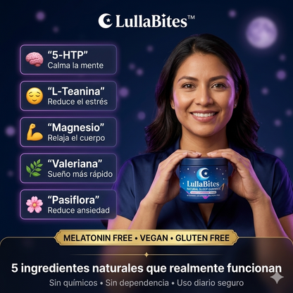 LullaBites™ | Gomitas para Dormir Profundo y Despertar con Energía x60