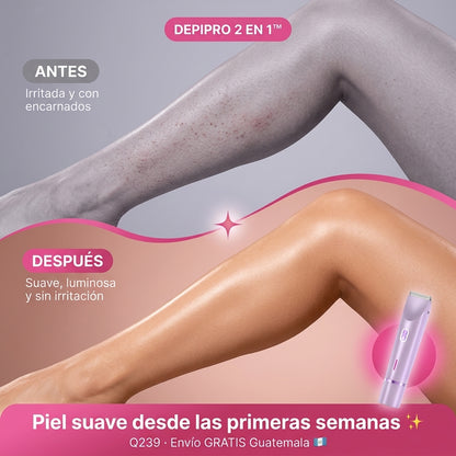 DEPIPRO 2 EN 1™ | Depilación profesional, cómoda y sin irritación