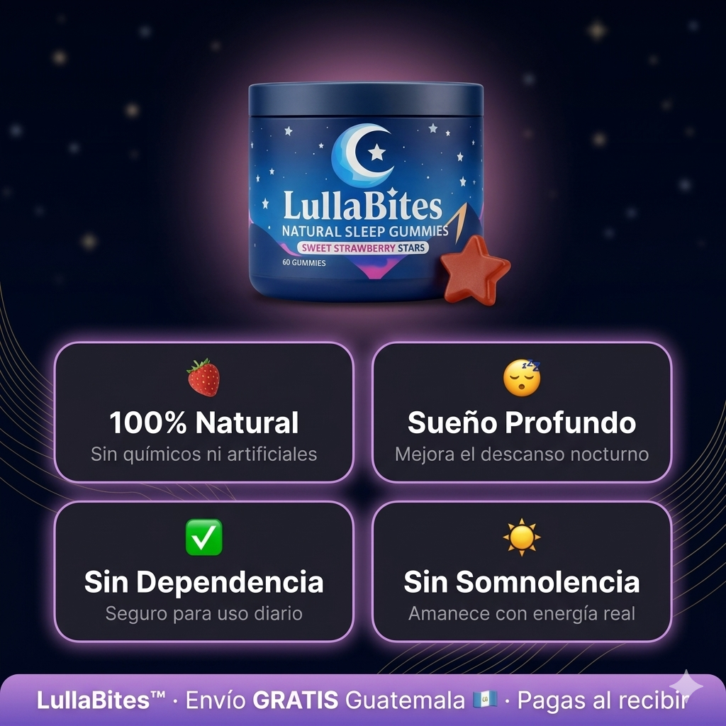 LullaBites™ | Gomitas para Dormir Profundo y Despertar con Energía x60