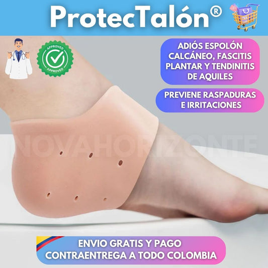 ProtecTalón® | Alivia el dolor, protege tus pies y camina con total comodidad (¡Incluye un par de protectores!) ✨
