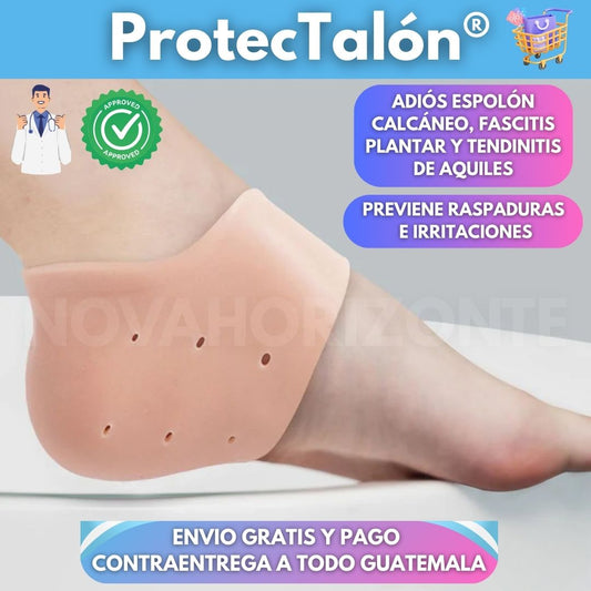 ProtecTalón® | Alivia el dolor, protege tus pies y camina con total comodidad (¡Incluye un par de protectores!) ✨
